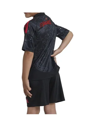 SL Benfica Mini-Kit Noir Junior Adidas 24/25 3