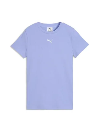 T-Shirt Mauve Fille Puma Elevated 1
