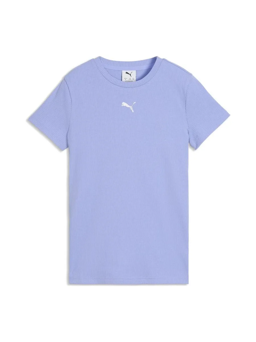 T-Shirt Mauve Fille Puma Elevated 2