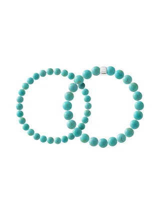 Ensemble de 2 Bracelets — Argent 925 Millièmes Rhodié — 19 cm — Homme 1