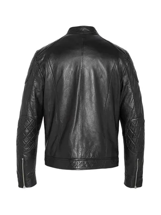 Blouson en cuir Noir Homme Schott Blouson LCLEO 2