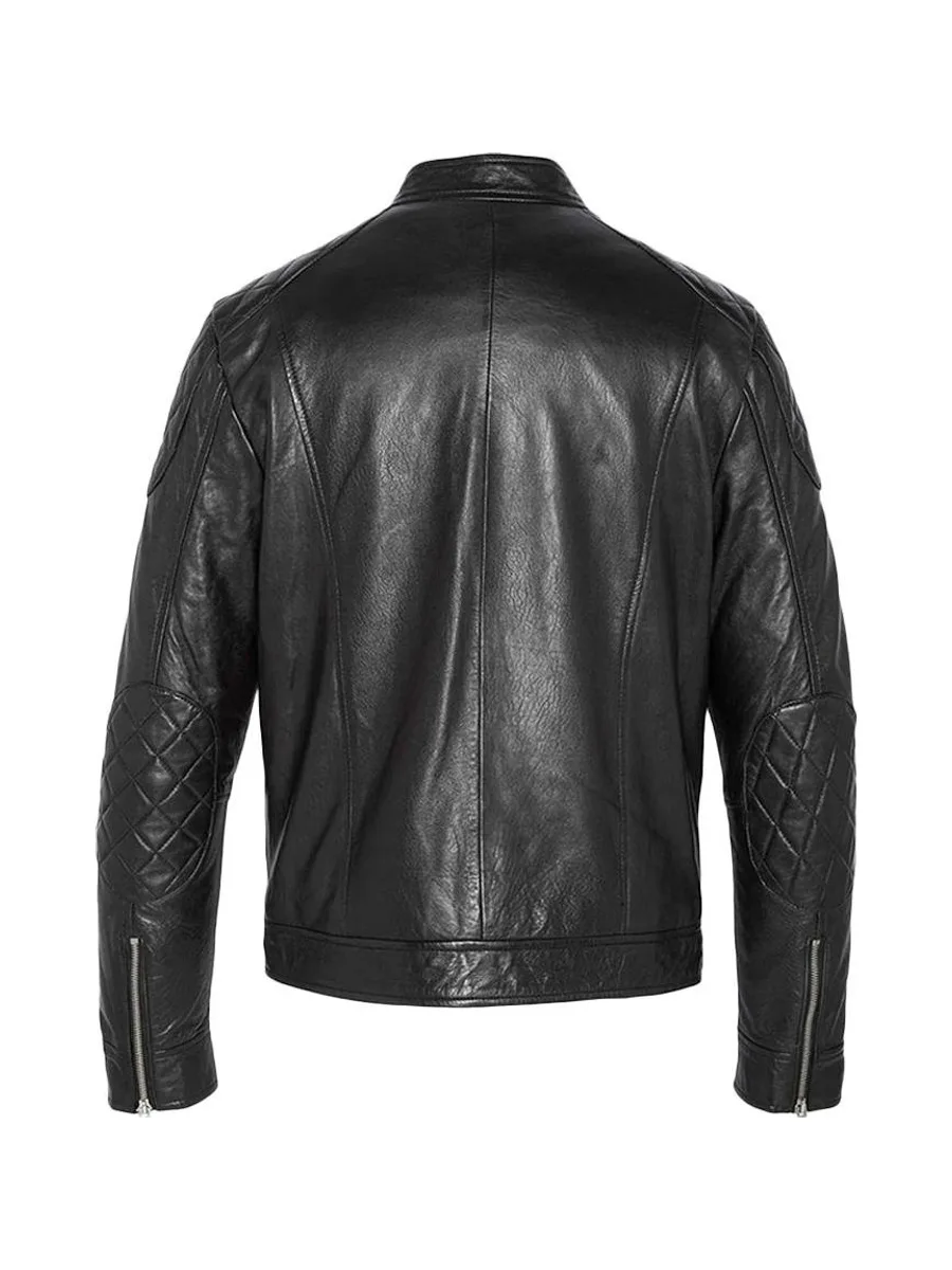 Blouson en cuir Noir Homme Schott Blouson LCLEO 3