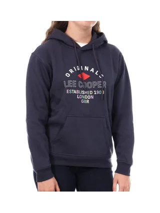 Sweat à Capuche Marine Femme Lee Cooper Octavi 1