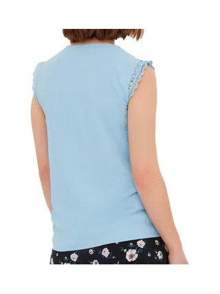 T-Shirt de Grossesse Bleu Femme Vero Moda Maternity 20016420 2