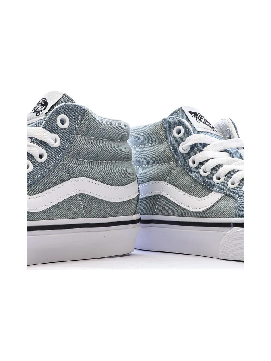 Baskets Bleu Jean Vans Mixte VANS Sk8-mid Reissue 8
