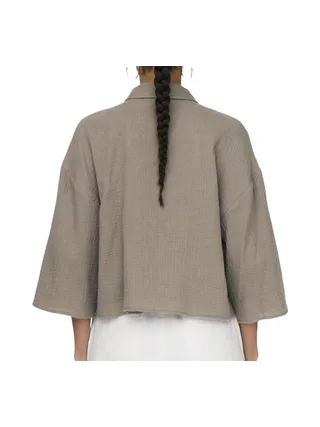 Chemise Taupe Femme JDY Theis Life 3/4 2