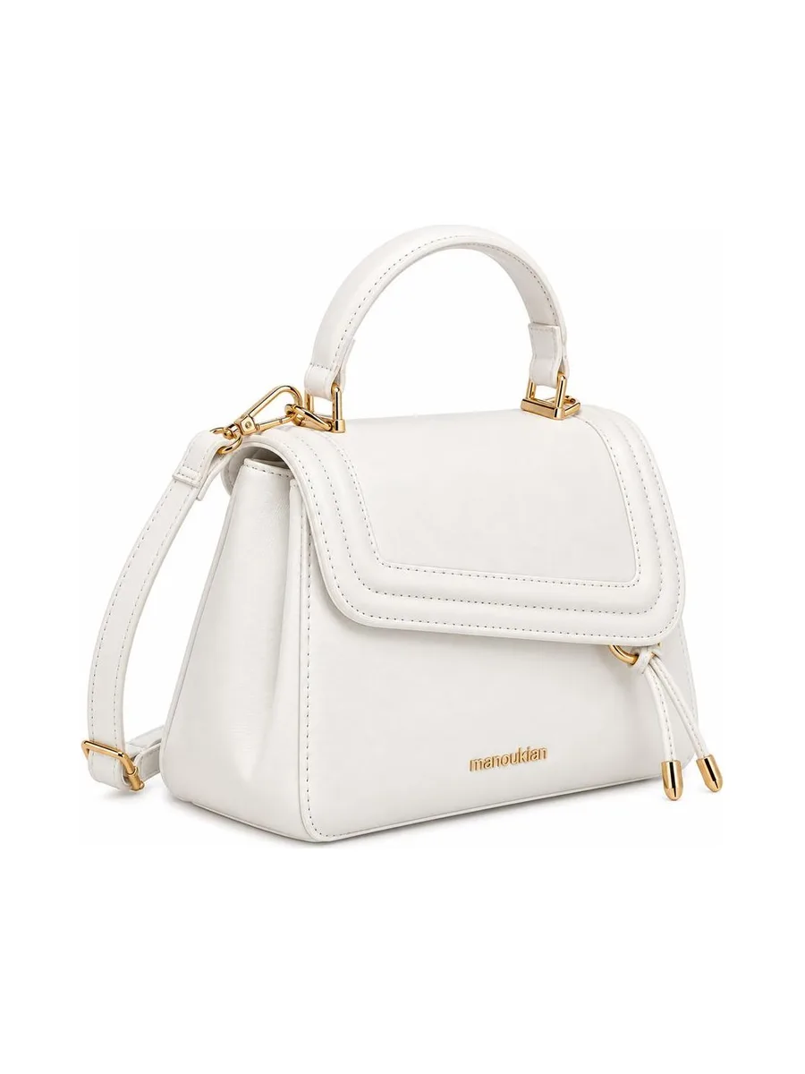 Sac à Bandoulière Blanc Femme Manoukian Melissa 2