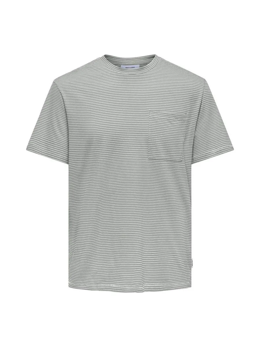 T-shirt Vert Homme Only & Sons Onsbale 2