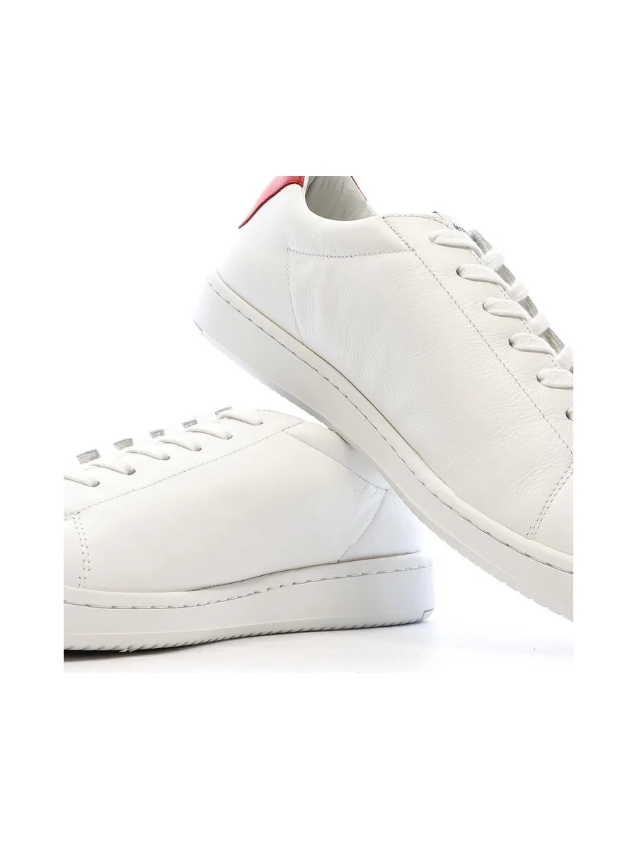 Baskets Blanches/rouge Homme Le Coq Sportif Phenix 8