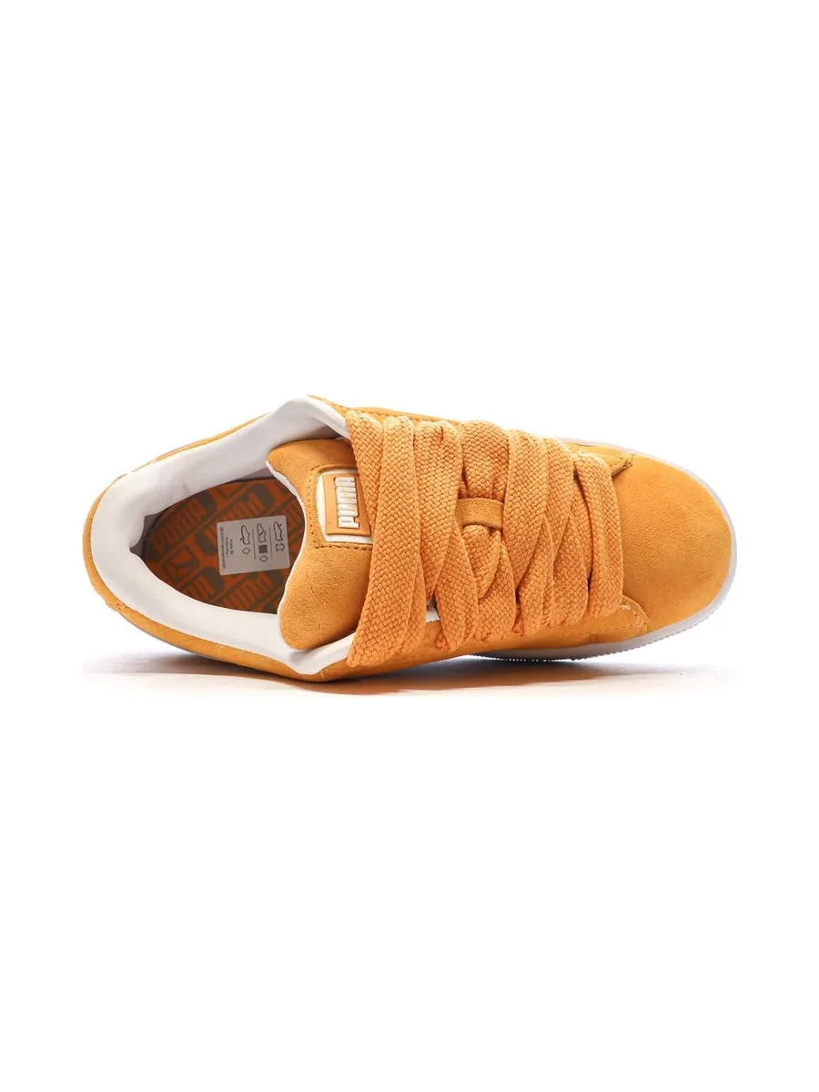 Baskets Orange Femme Puma Suede XL 5