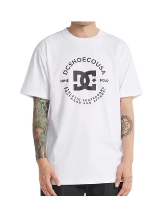 T-Shirt Blanc Homme Dc shoes Pilot 1