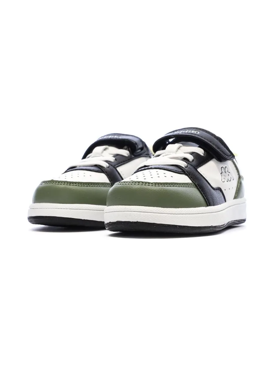 Baskets Blanc/Vert Garçon Kappa Logo Shay 1.0 7