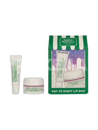 Mario Badescu Day To Night Lip Duo Set 24g - Lip Mask Acai Vanilla 14g/Lip Balm 10g 1