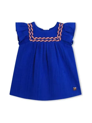 Robe Bleu Bébé Fille Carrément Beau Y30099 1