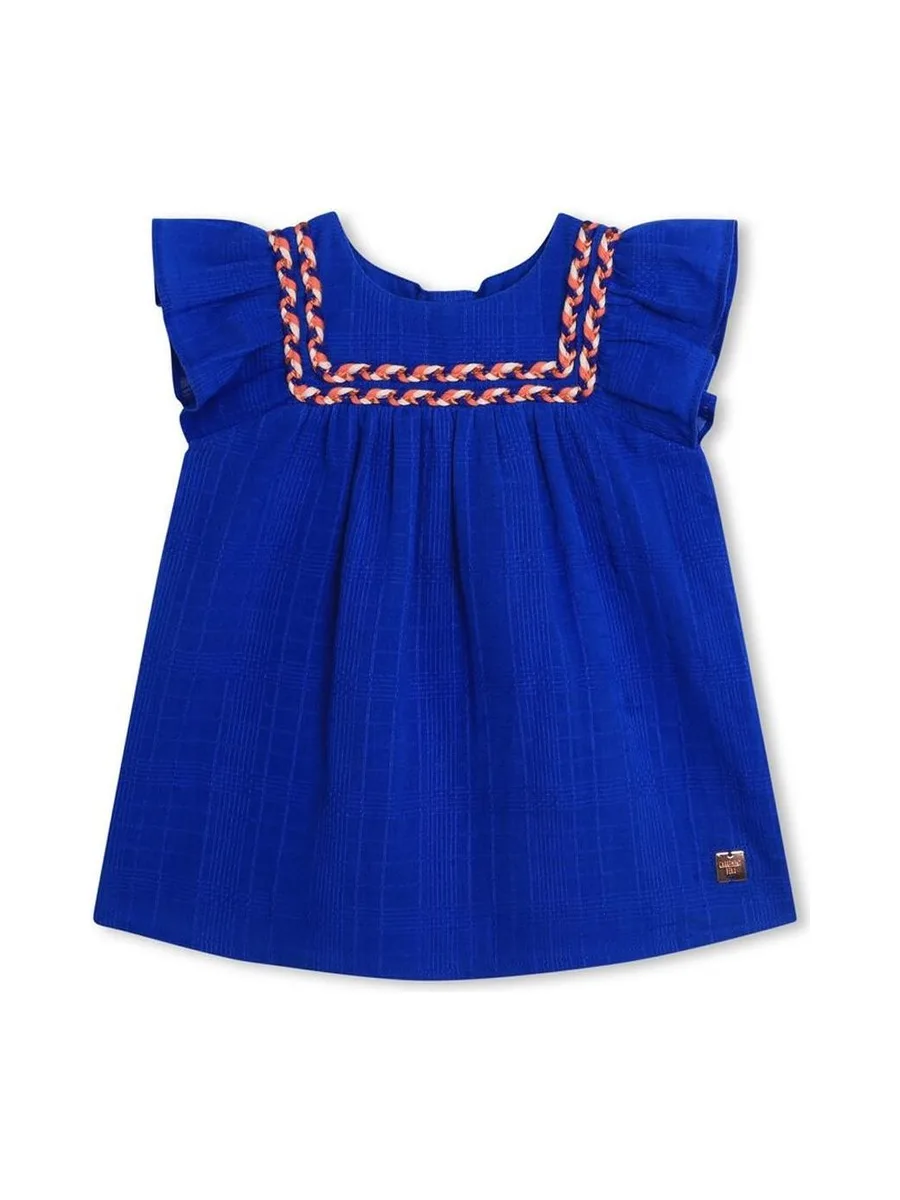 Robe Bleu Bébé Fille Carrément Beau Y30099 2
