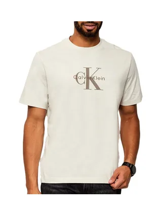 T-Shirt Beige Homme Calvin Klein Jeans Hero 1