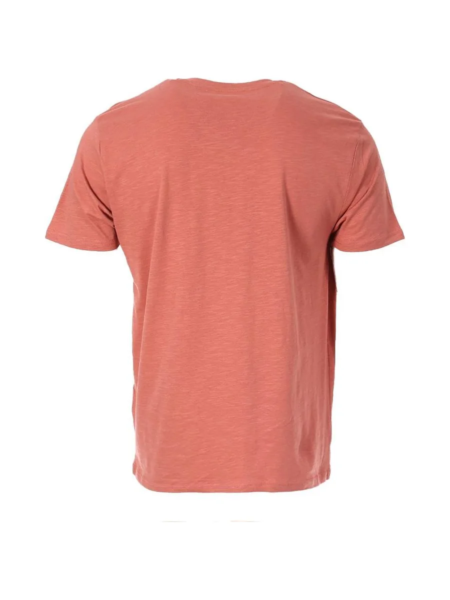 T-Shirt Rouge Homme No Publik Flamme 3