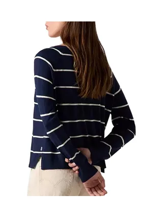 Pull Marine Femme Levi's Petal Vneck 2