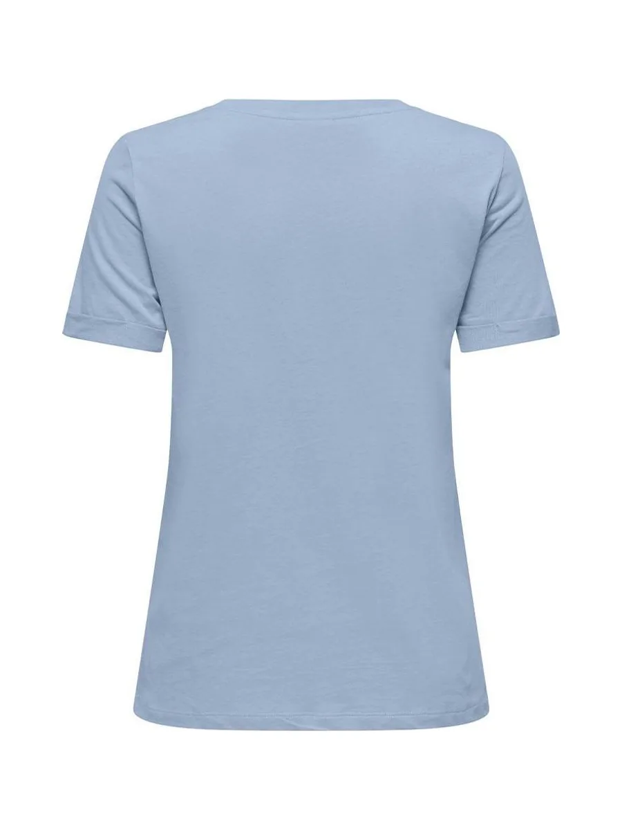 T-shirt Bleu Femme JDY Kitty 3