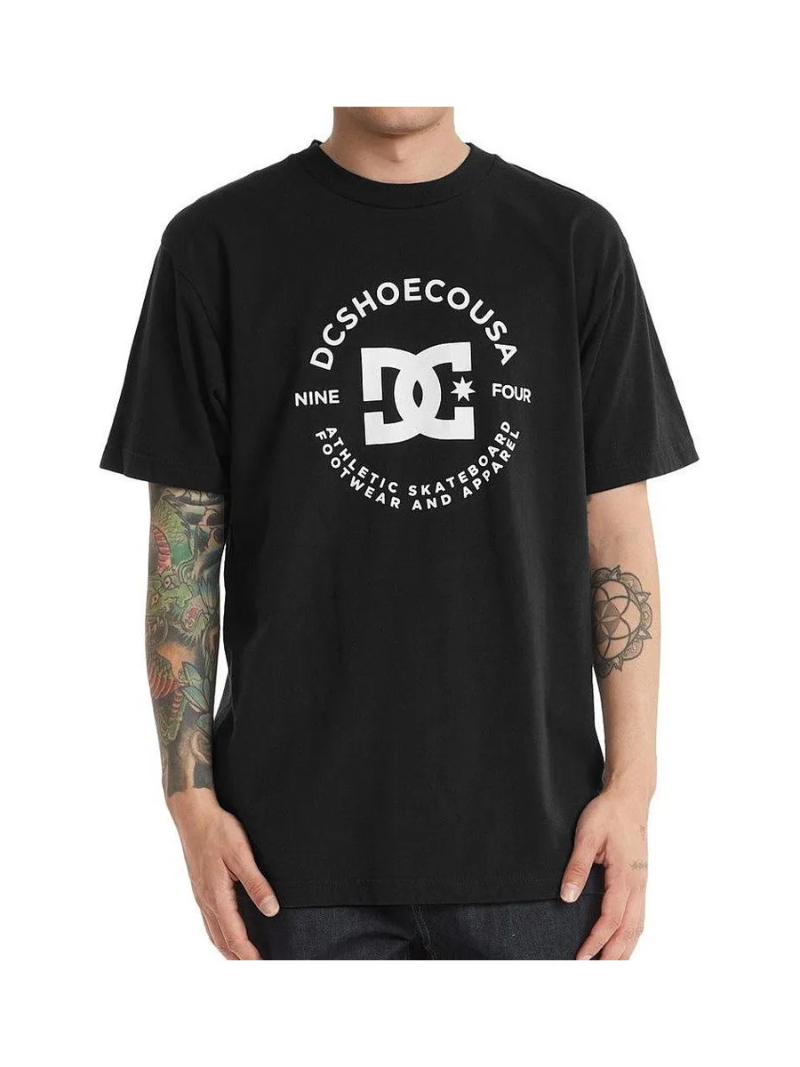 T-Shirt Noir Homme Dc shoes Pilot 2
