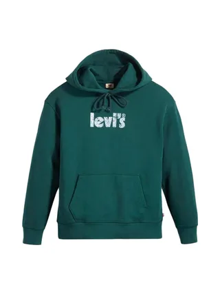 Sweat à capuche Vert Femme Levi's Graphic 1