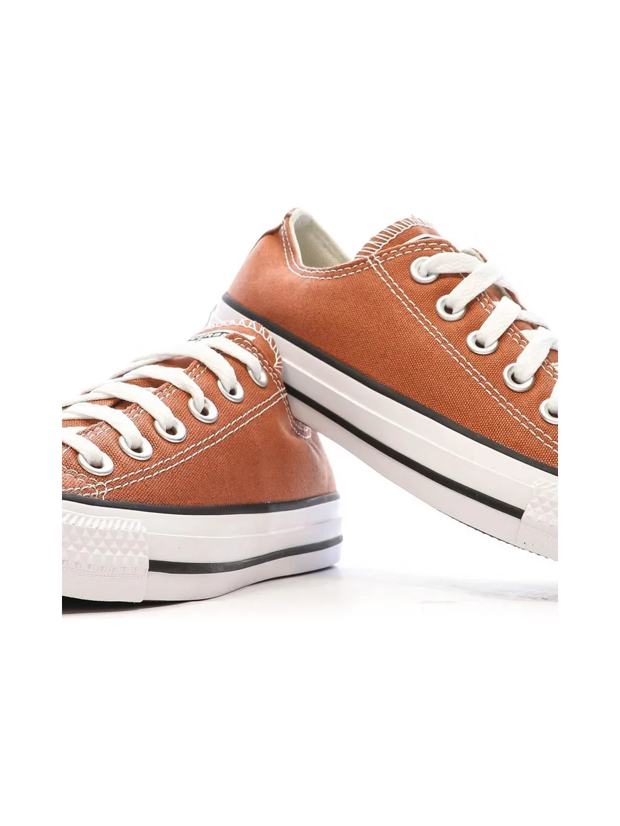 Baskets Orange Converse Homme Chuck Taylor All Star Nutshell 8