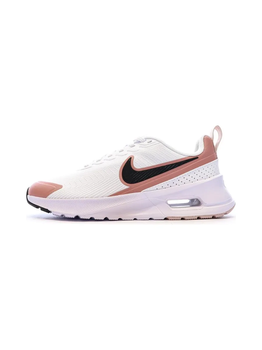 Baskets Blanches/Roses Femme Nike Air Max Nuaxis 2