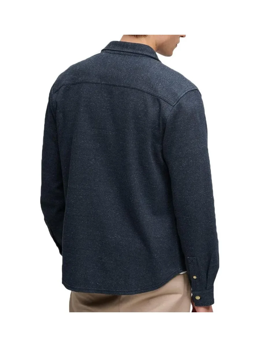 Surchemise Bleu Chiné Homme Superdry Twill 3