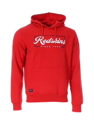 Sweat Rouge Homme Redskins Hoodies 1