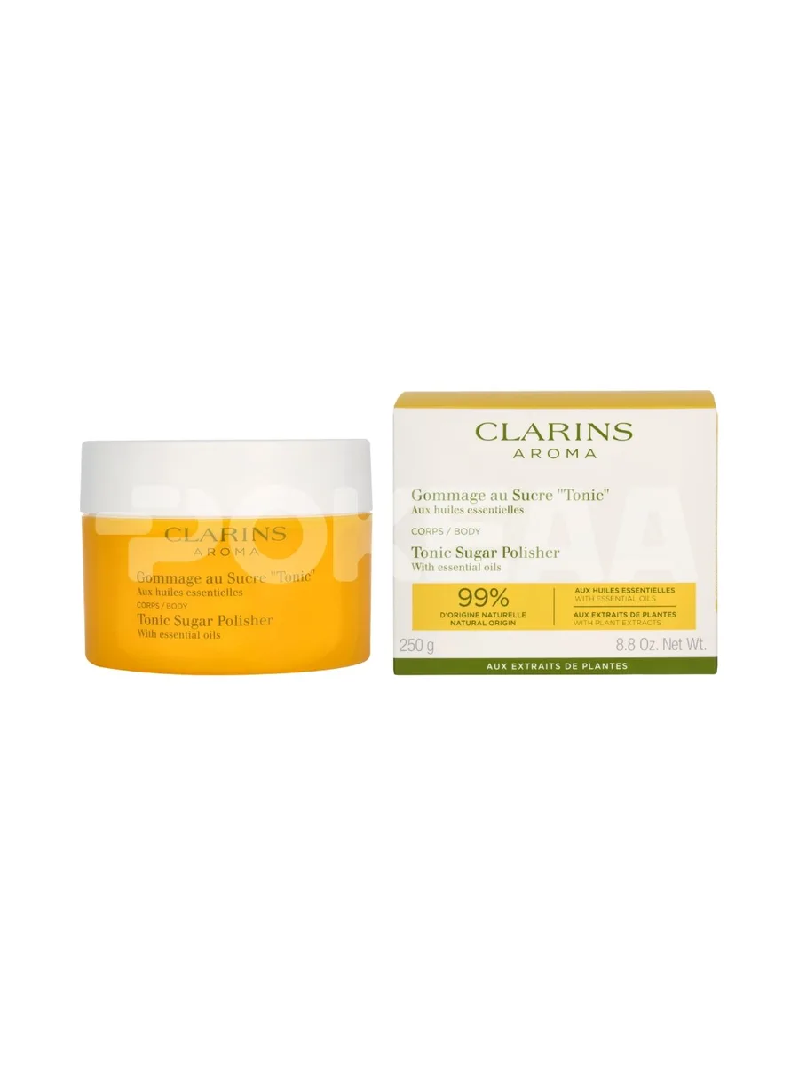 Clarins Aroma Tonic Sugar Polisher 250g - With Essential Oils 1