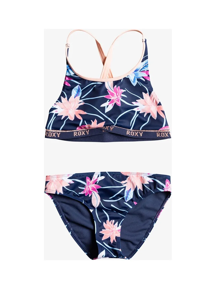 Ensemble bikini Roxy Sporty Girl avec crop top sportif par ROXY 7