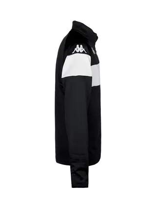 Sweat Noir/Blanc Homme Kappa Dovare 2