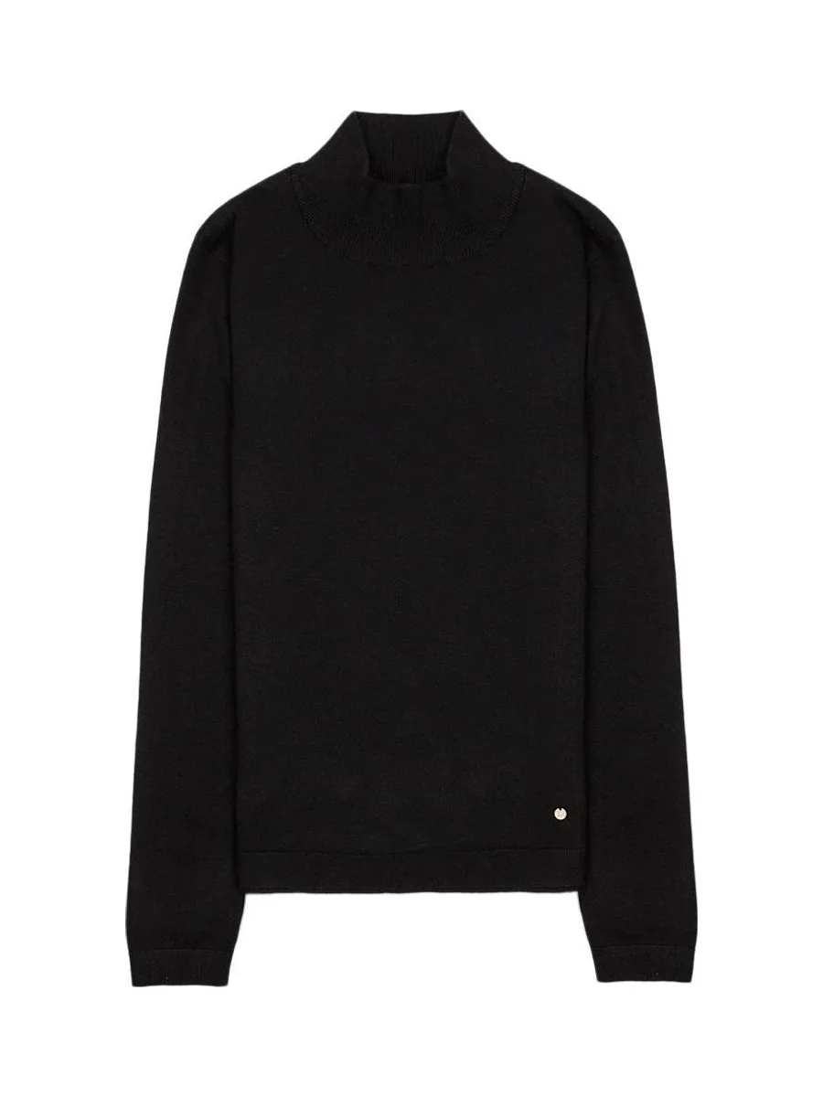 Pull Noir Femme Teddy Smith Connie 2