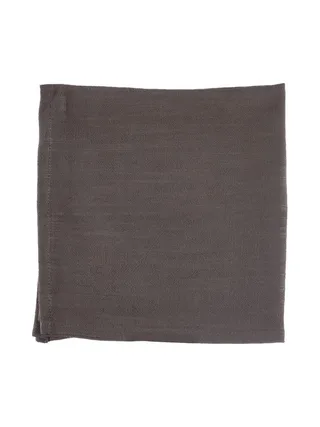 Serviette de table - 6 pièces - Lin et coton blanc crème 19