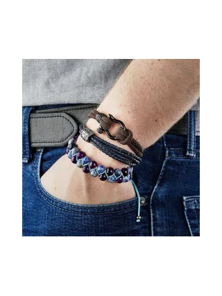 Bracelet Noir Homme Geographical Norway 315031 2
