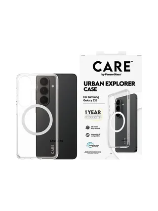 PG CARE Samsung S26 Urban clear/white Qi 2