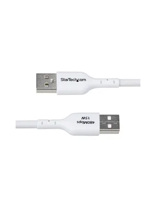 3m White USB-A to USB-C Charging Cable 4