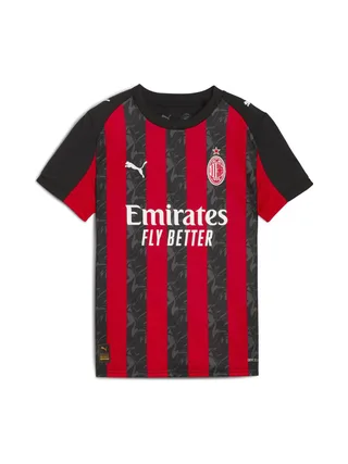 ACM Milan Maillot de Football Rouge/Noir Garçon Puma 25/26 1