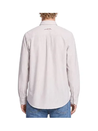 Chemise Rayures Beige/Blanche Homme Teddy Smith Stanley 2