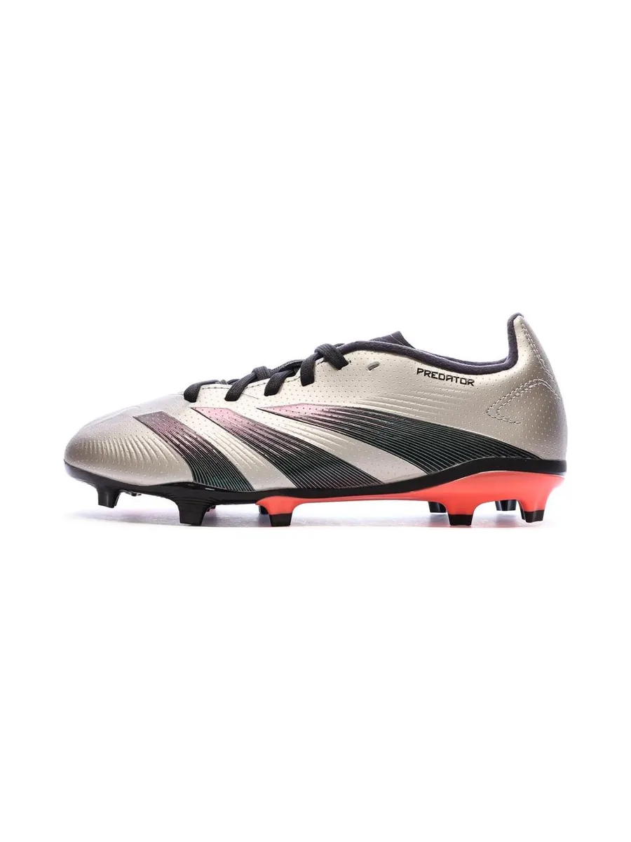 Chaussures de Football Gris/Noir Mixte Adidas Predator League FG 2