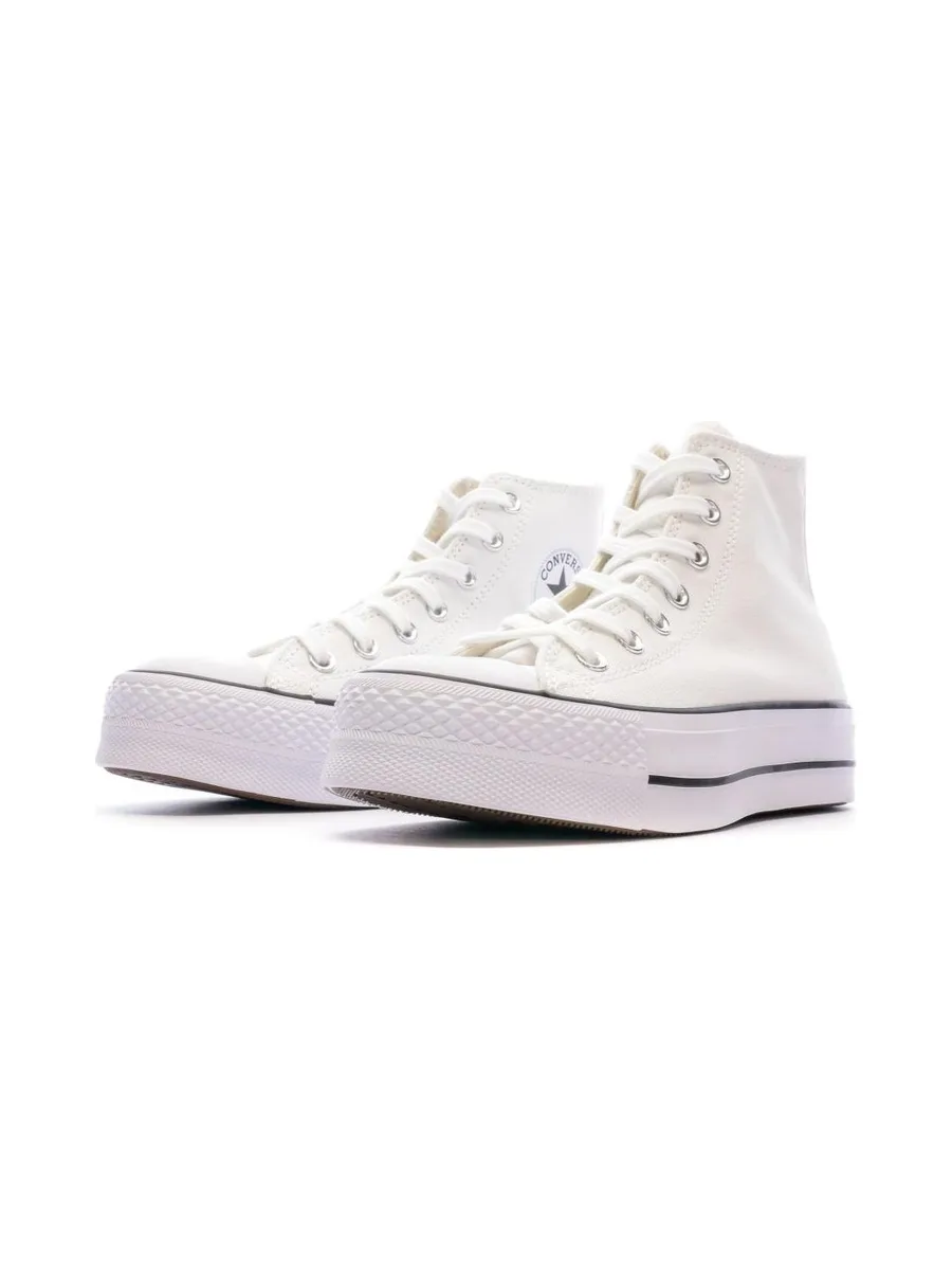 Baskets Blanches Femme Converse Chuck Taylor All Star Platform 6