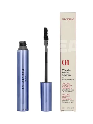Clarins Wonder Perfect 4D Mascara Waterproof 8ml - #01 Perfect Black 1