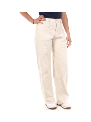 Jean Droit Beige Femme Monday Premium 1930A 1