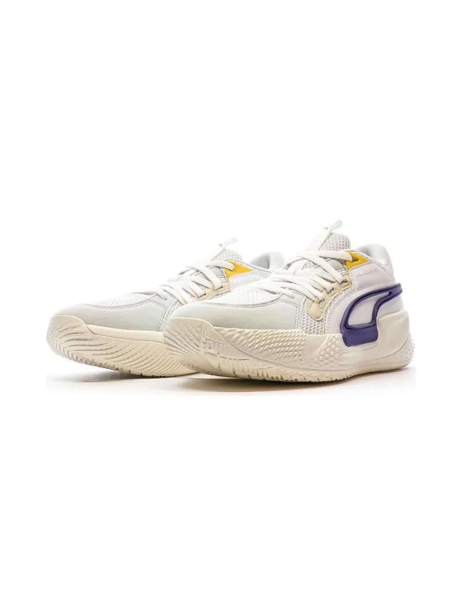 Chaussures de Basketball Homme Blanc Puma Court Rider 7