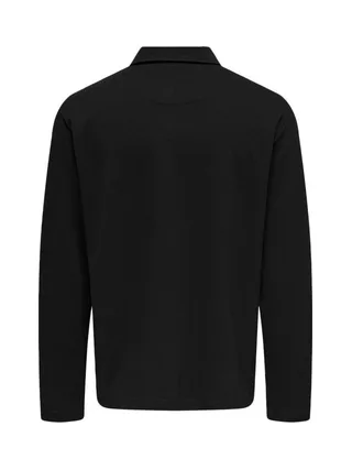 Polo Noir Homme Only & Sons Newkodyl 2