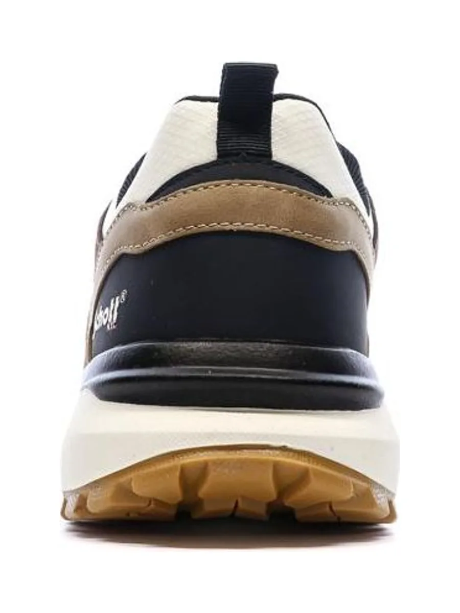 Baskets Beige/Bordeaux/Moutarde Homme Schott Heck 3