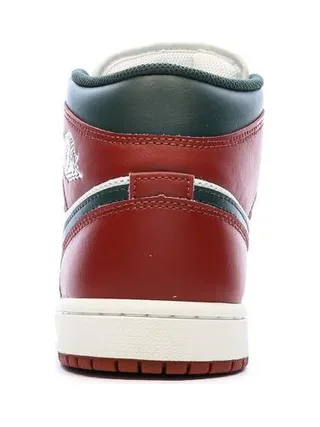 Air Jordan 1 Mid Blanche/Rouge/Noire Homme Nike 3