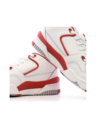 Baskets Blanches/Rouges Homme Le Coq Sportif Nineties 7