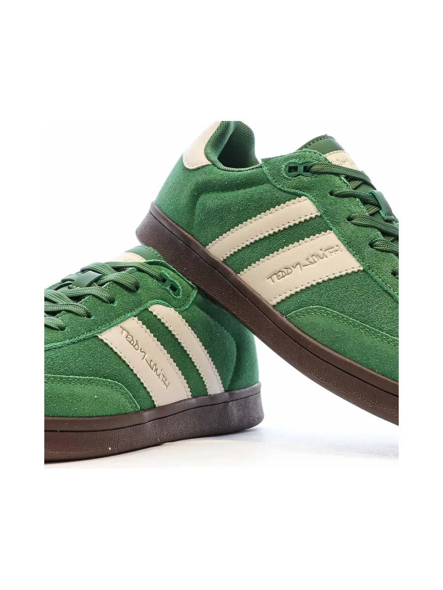 Baskets Vert Homme Teddy Smith White Suede 8