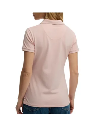 Polo Rose Femme Superdry Heritage Slim Fit 2